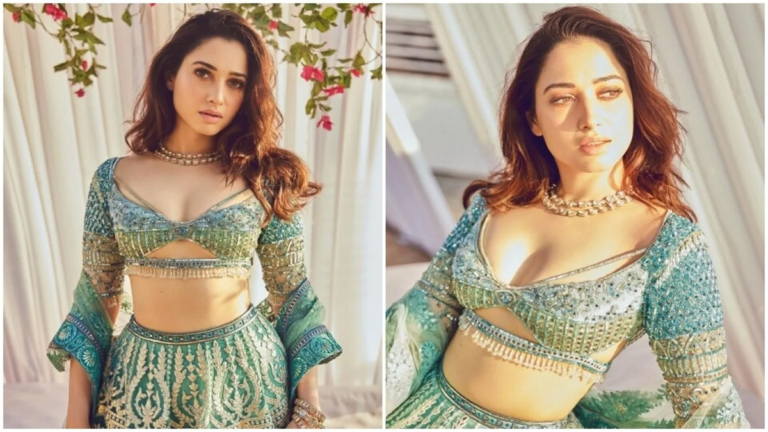 Copy this blouse design by Tamannaah Bhatia, everyone will say - you are very stylish