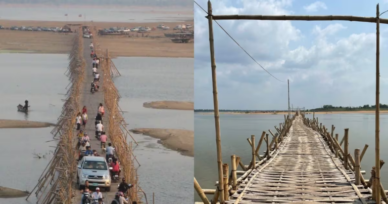 The strangest bridge in the world, its length is 3000 feet, people build it every year and then tear it down, the reason is unique!