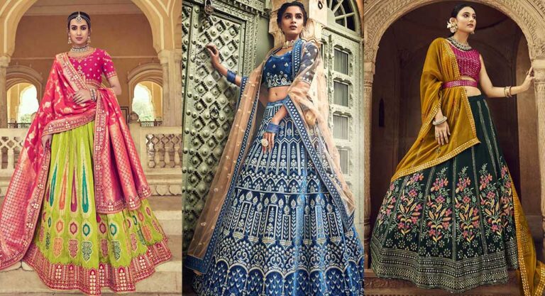 If you want to stand out from the rest in a wedding lehenga, carry your dupatta with this style.