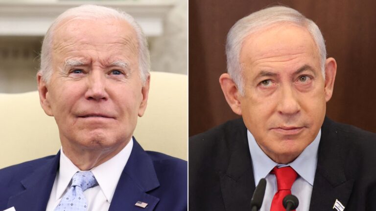 The conversation between Biden and Netanyahu regarding the partial ceasefire in Gaza, the issue of civilian security was discussed