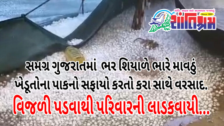 Mavthu : સમગ્ર ગુજરાતમાં ભર શિયાળે ભારે માવઠું સાથે સાથે ખેડૂતોના પાકનો સફાયો કરતો કરા સાથે વરસાદ. વિજળી પડવાથી પરિવારની લાડકવાયી...