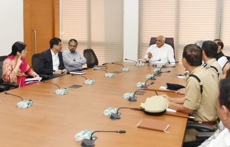 The Gujarat CM held a high-level meeting on the final match of World Cup Cricket, reviewed the issue