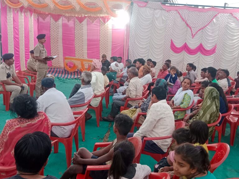 Three talk our three talk your program organized by Limdi police in Dahod district