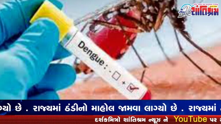 રાજ્યમાં ઠંડીનો માહોલ જામવા લાગ્યો છે Shantishram News