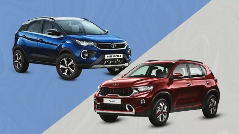 Kia Sonet facelift vs Tata Nexon facelift: Who is better in terms of features, engine and specifications? Know the details