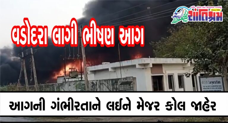 Vadodara: કેમિકલ્સ કંપનીમાં એકાએક ભીષણ આગ, નાસભાગ સાથે દોડધામ મચી