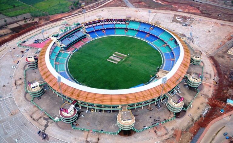 Darkness in Raipur's Martyr Veer Narayan Singh International Cricket Stadium!