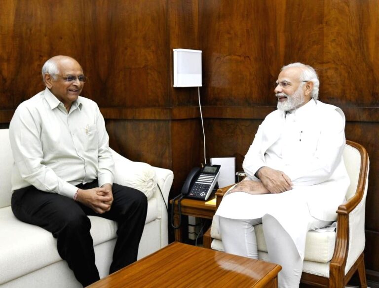 In this three-hour meeting, discussions were held on matters including Navaju and Lok Sabha elections in Gujarat