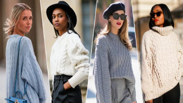 You can try this style of wearing a sweater from office to party