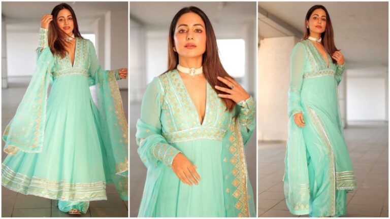 Try these simple suits of Hina Khan, you can recreate them even in your budget