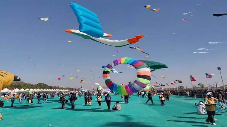 The International Kite Festival will be held at the riverfront of Ahmedabad from January 7 to 12, kite flyers from 55 countries will participate.