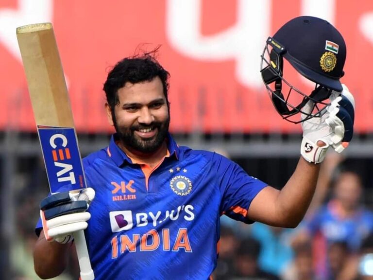 In the first T20 match played in Mohali, Rohit created a rare record