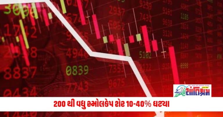 Business News: 200 થી વધુ સ્મોલકેપ શેર 10-40% ઘટ્યા, આગામી દિવસોમાં નિફ્ટી ઘટી શકે છે?