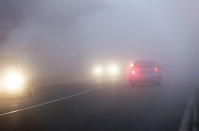 Having to drive in fog.....so make full use of these features, driving will be easier.