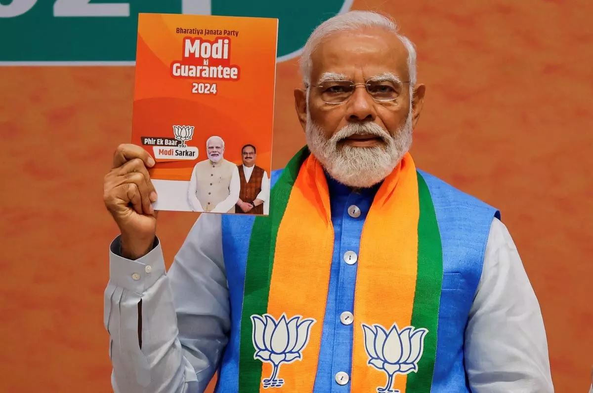 BJP Manifesto: ભાજપે પોતાનો મેનિફેસ્ટો બહાર પાડ્યો, જાણો શું વચનો આપ્યા