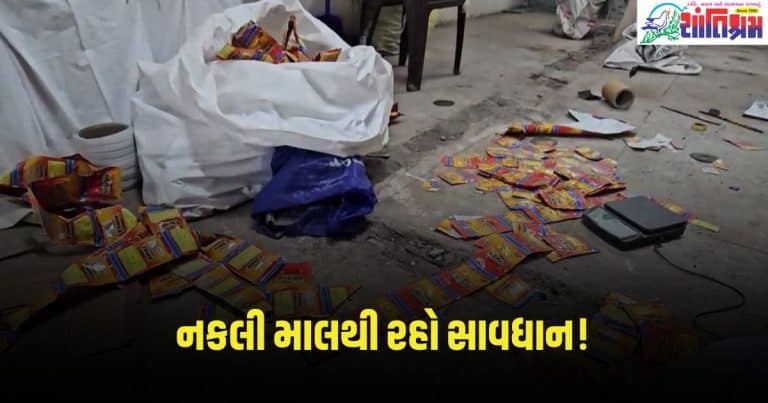 Surat Fake Gutka Factory: નકલી માલથી રહો સાવધાન! સુરતમાંથી નકલી શેમ્પુ અને ગુટકા બનાવતી ફેક્ટરીનો પર્દાફાશ