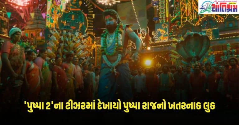 Pushpa 2 Teaser out: 'પુષ્પા 2'ના ટીઝરમાં દેખાયો પુષ્પા રાજનો ખતરનાક લુક, અલ્લુ અર્જુનની એક્શન જોઈને હાથ-પગ સુન્ન થઈ જશે