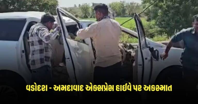 Ahmedabad News: વડોદરા - અમદાવાદ એક્સપ્રેસ હાઈવે પર થયો ગંભીર અકસ્માત, રોડ ગુંજી ઉઠ્યો ચીસોથી