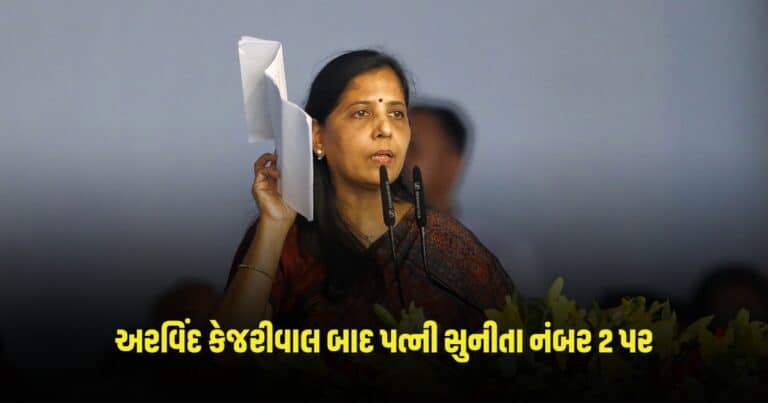 Aam Aadmi Party : અરવિંદ કેજરીવાલ બાદ પત્ની સુનીતા નંબર 2 પર, AAPના સ્ટાર પ્રચારકોની યાદીમાંથી શું અપાઈ રહ્યો સંદેશ?