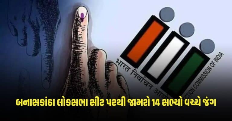 Lok Sabha Election 2024 : બનાસકાંઠા લોકસભા સીટ પરથી જામશે 14 સભ્યો વચ્ચે જંગ