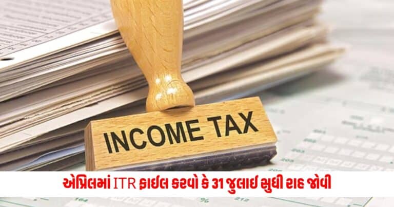 Income Tax Filing: એપ્રિલમાં ITR ફાઈલ કરવો કે 31 જુલાઈ સુધી રાહ જોવી, શું છે તમારા માટે બેસ્ટ?