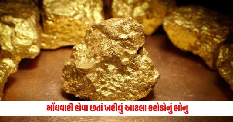 Gold Price : ભારતીયોને માનવા પડે હો! મોંઘવારી હોવા છતાં ખરીદ્યું આટલા કરોડોનું સોનુ, આયાતમાં પણ 25 ટકાનો વધારો થયો