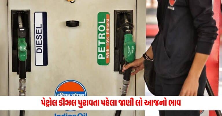 Petrol Price Today: પેટ્રોલ ડીઝલ પુરાવતા પહેલા જાણી લો આજનો ભાવ, જાણી લો નવા ભાવ