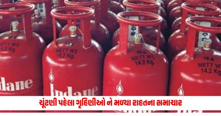 LPG Price: ચૂંટણી પહેલા ગૃહિણીઓ ને મળ્યા રાહતના સમાચાર, રાંઘણ ગેસમાં થયો આટલો ઘટાડો