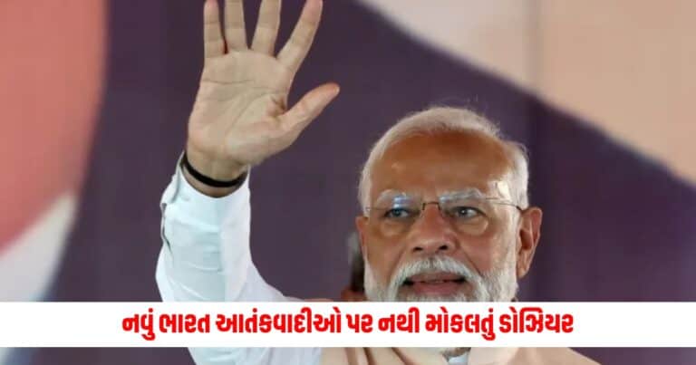 Lok Sabha Election : નવું ભારત આતંકવાદીઓ પર નથી મોકલતું ડોઝિયર, પણ ઘરમાં ઘૂસીને મારે છે, ગુજરાતમાં મોદીએ કરી ગર્જના