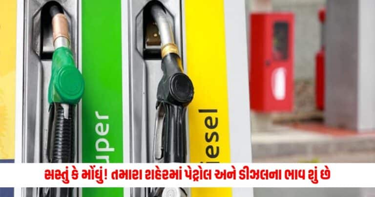 Petrol-Diesel: સસ્તું કે મોંઘું! તમારા શહેરમાં પેટ્રોલ અને ડીઝલના ભાવ શું છે, આજની નવીનતમ કિંમત અહીં તપાસો