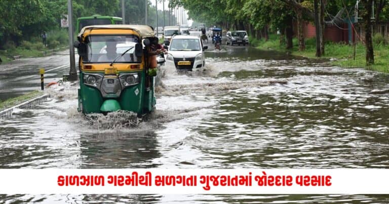 Gujarat Weather News: કાળઝાળ ગરમીથી સળગતા ગુજરાતમાં જોરદાર વરસાદ, જોરદાર પવન સાથે મેઘ મહેર, જાણો હવામાનની સ્થિતિ