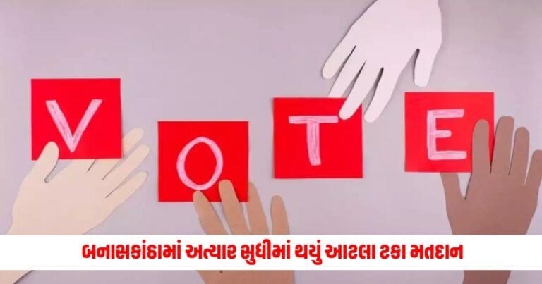 Loksabha Election 2024: ગુજરાતના બનાસકાંઠામાં અત્યાર સુધીમાં થયું આટલા ટકા મતદાન