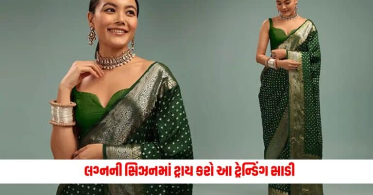 Fashion Tips: બધાની નજર તમારા પર રહેશે, લગ્નની સિઝનમાં ટ્રાય કરો આ ટ્રેન્ડિંગ સાડી.