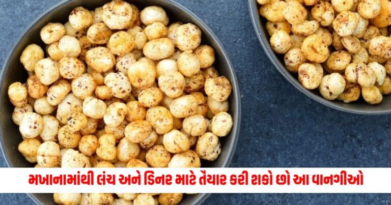 Makhana Dishes : શેકીને ખાવા ઉપરાંત મખાનામાંથી લંચ અને ડિનર માટે તૈયાર કરી શકો છો આ વાનગીઓ, જે હેલ્ધી અને ટેસ્ટી વિકલ્પ