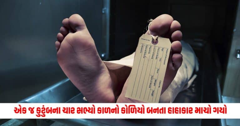 Gujrat News : એક જ કુટુંબના ચાર સભ્યો કાળનો કોળિયો બનતા હાહાકાર માચો ગયો, પોલીસ કરી રહી છે સત્ય જાણવાનો પ્રયાસ