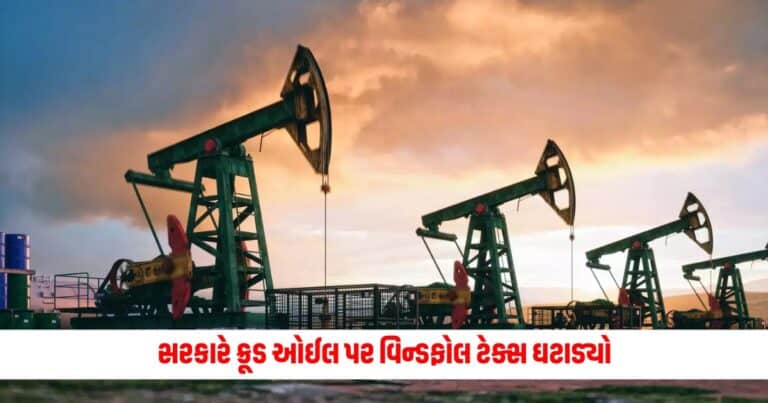 Windfall Tax : સરકારે ક્રૂડ ઓઈલ પર વિન્ડફોલ ટેક્સ ઘટાડ્યો, આ કંપનીઓને મળશે મોટો ફાયદો