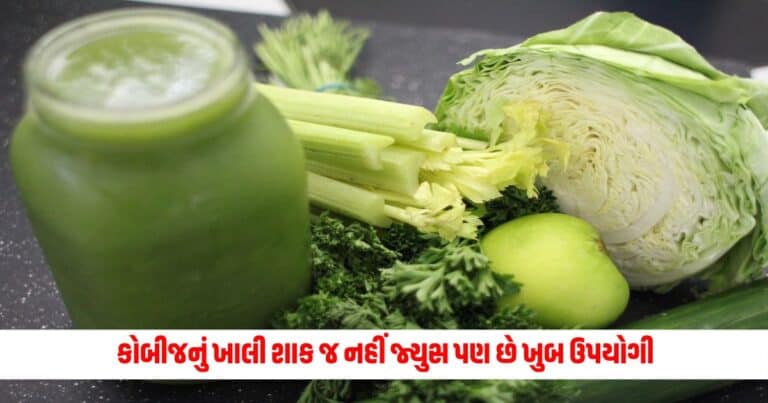 Cabbage Juice: કોબીજનું ખાલી શાક જ નહીં જ્યુસ પણ છે ખુબ ઉપયોગી, જાણો તેના અઢળક ફાયદાઓ