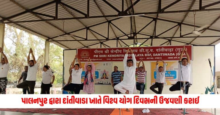 International Yoga Day : પાલનપુર દ્વારા દાંતીવાડા ખાતે વિશ્વ યોગ દિવસની ઉજવણી કરાઈ, આવી પ્રવૃતિઓ દ્વારા સમજાવાયું યોગનું મહત્વ