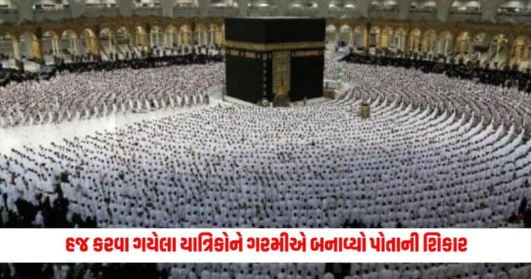 Haj Yatra: હજ કરવા ગયેલા યાત્રિકોને ગરમીએ બનાવ્યો પોતાની શિકાર, ગયા આટલા લોકોના જીવ