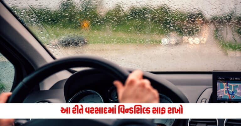 Car Driving Visibility Tips : આ રીતે વરસાદમાં વિન્ડશિલ્ડ સાફ રાખો, વિઝિબિલિટી વધશે