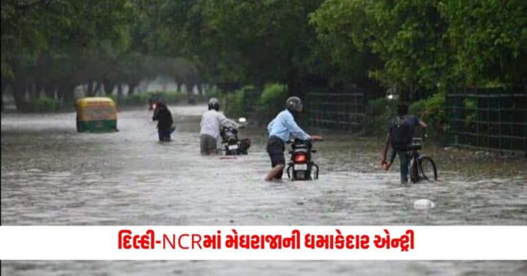 Rain In Delhi : દિલ્હી-NCRમાં મેઘરાજાની ધમાકેદાર એન્ટ્રી