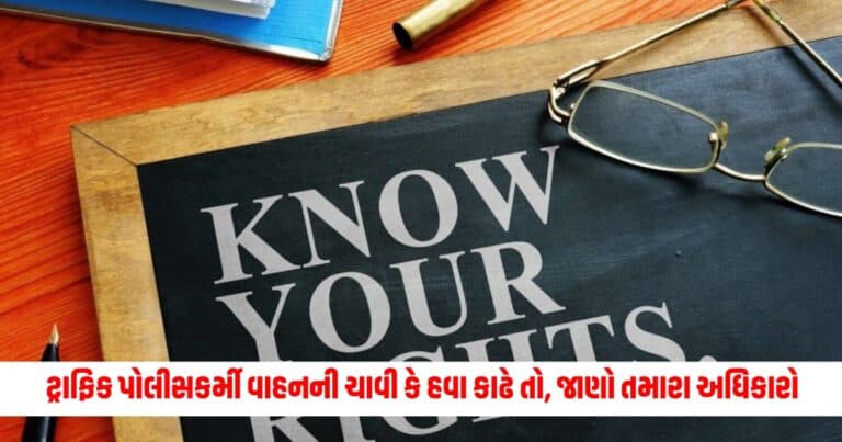 Traffic Rule: ટ્રાફિક પોલીસકર્મી વાહનની ચાવી કે હવા કાઢે તો, જાણો શું છે તમારા અધિકારો