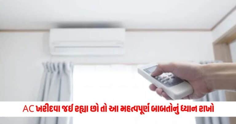 Tech News : જો તમે AC ખરીદવા જઈ રહ્યા છો તો આ મહત્વપૂર્ણ બાબતોનું ધ્યાન રાખો