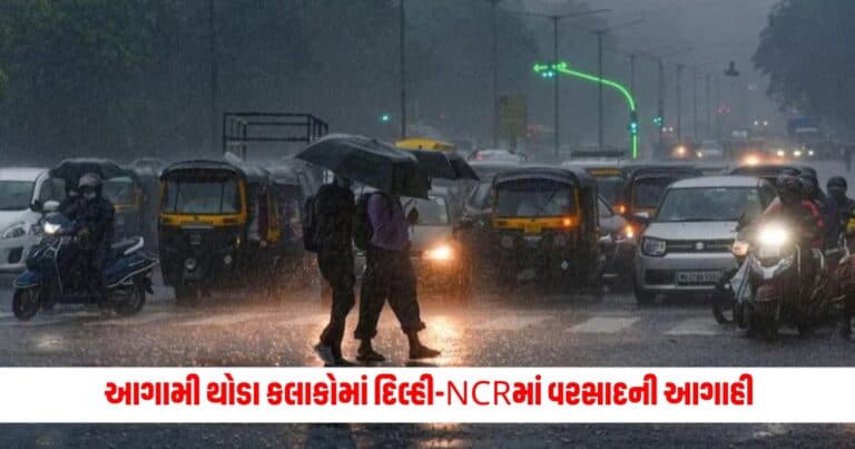 Weather Update: દિલ્હી વાસી આનંદો! આગામી થોડા કલાકોમાં દિલ્હી-NCRમાં વરસાદની આગાહી