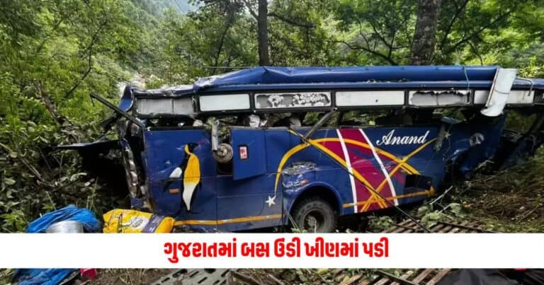 Gujarat Bus Accident: ગુજરાતમાં બસ ઉંડી ખીણમાં પડી, 2 બાળકોના મોત, 64થી વધુ ઘાયલ