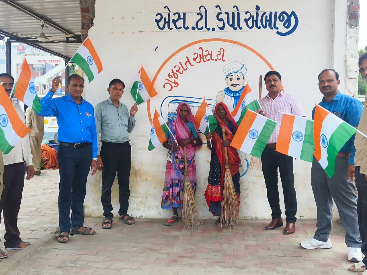 Shantishram Ambaji Har ghar Tiranga 10-8-2024