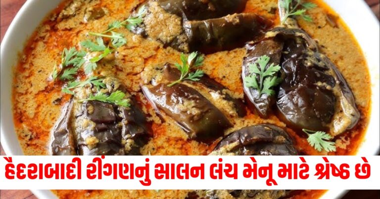 Hyderabadi Brinjal Curry ,Lunch Menu Ideas ,Vegetarian Recipes, Brinjal Salan Recipe, Hyderabadi Cuisine