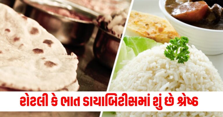 Health , Healthy Food, Roti or rice which is good to control weight, Roti, rice, weight loss tips, blood sugar, diabetes, રોટલી, ભાત,