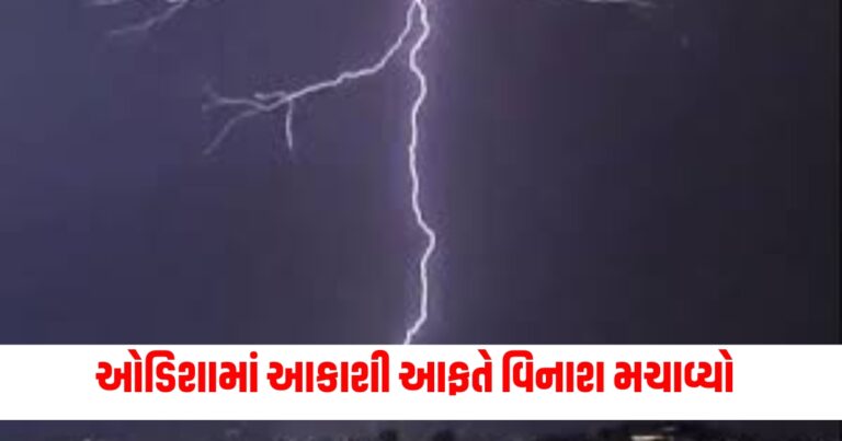 Lightning Strike In Odisha, odisha latest news, Odisha Weather, Odisha Monsoon, ઓડિશા, વીજળી, ઓડીશામાં વીજળી, ઓડિશા હવામાન, News in Gujarati