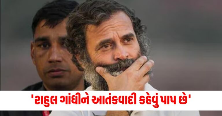 'રાહુલ ગાંધીને આતંકવાદી કહેવું પાપ છે', ભાજપના નેતાઓના નિવેદન પર વિપક્ષ ગુસ્સે થયો